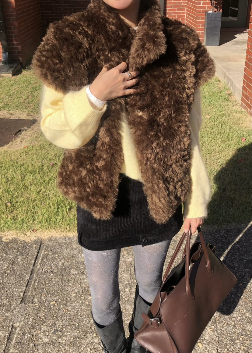OUPPT東大門代購女士新款休閑時尚真品短款大衣不含內搭皮草OUPPT短款大衣