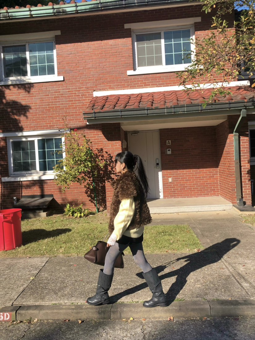 OUPPT東大門代購女士新款休閑時尚真品短款大衣不含內搭皮草OUPPT短款大衣