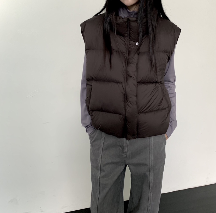 MUYBIEN東大門實拍女裝新品熱賣時尚真品人氣休閑推薦馬甲MUYBIEN馬甲