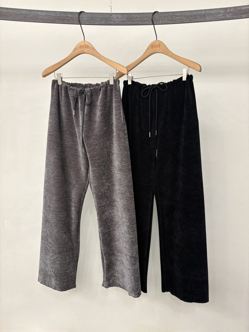 OHAO東大門代購女裝新品休閑時尚推薦真品熱賣休閑褲天鵝絨OHAO/HA MONG休閑褲