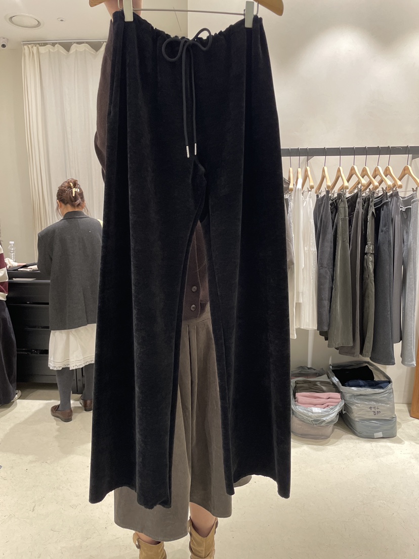 OHAO東大門代購女裝新品休閑時尚推薦真品熱賣休閑褲天鵝絨OHAO/HA MONG休閑褲圖色2