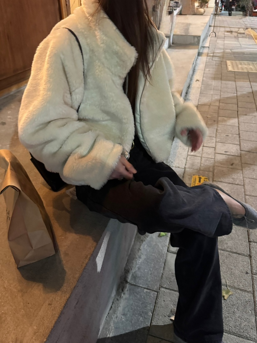MINIMUZE韓國代購女士新款休閑真品時尚熱賣人氣短款大衣MINIMUZE短款大衣