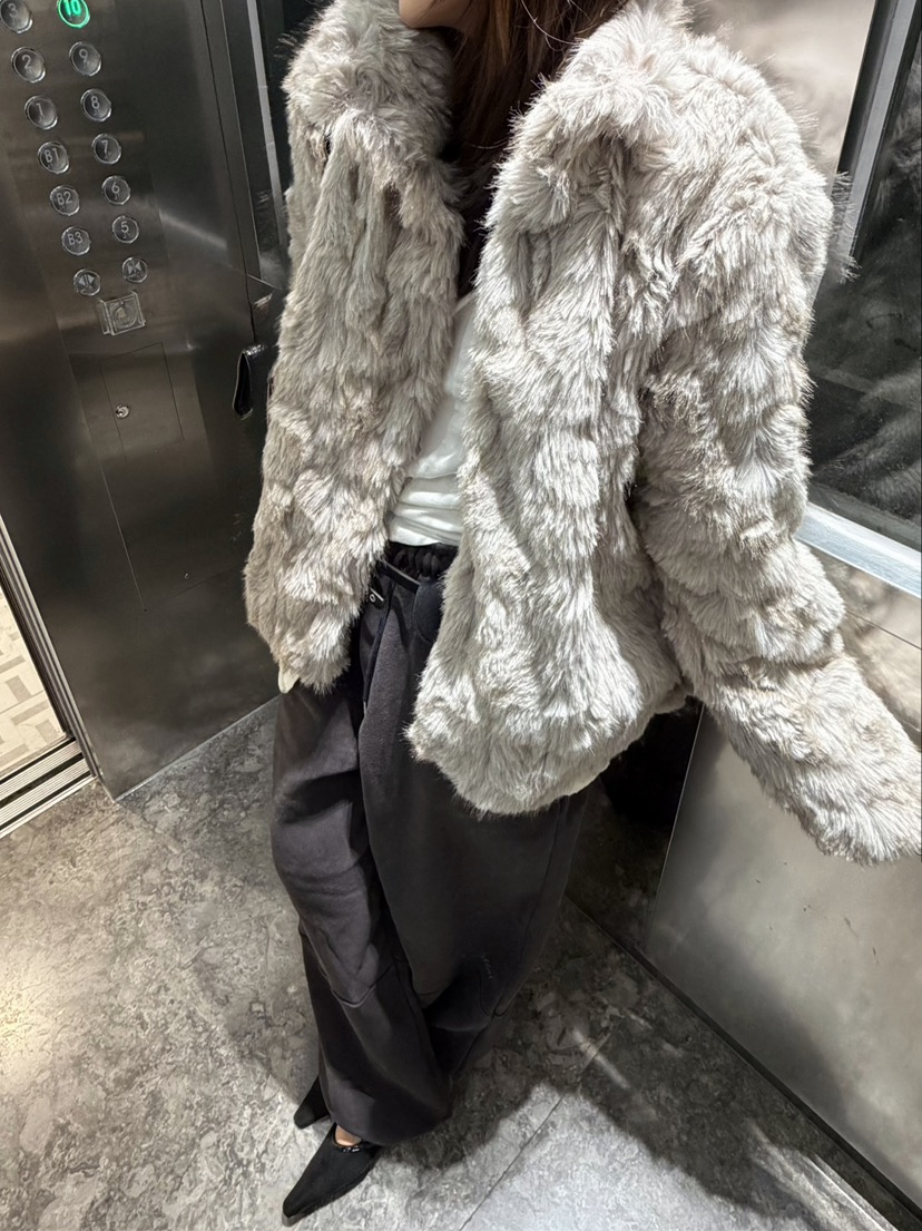 GLITTER東大門代購女士新款休閑推薦真品人氣熱賣短款大衣GLITTER短款大衣