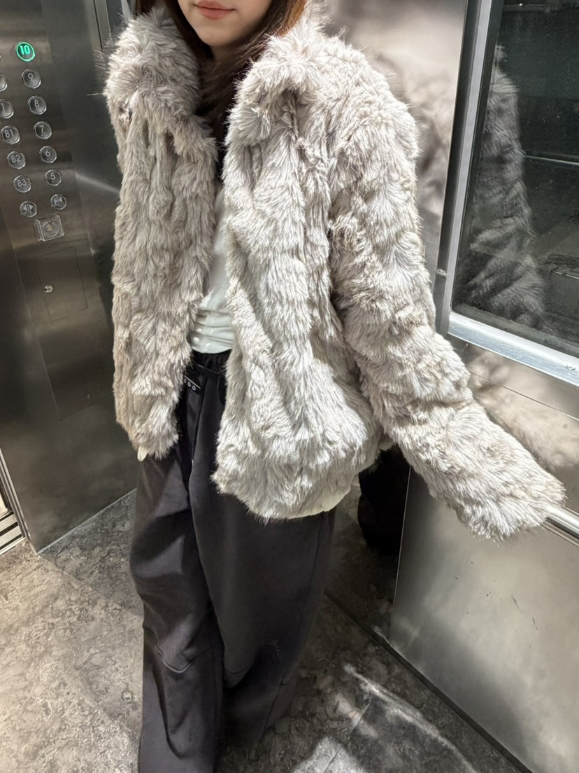 GLITTER東大門代購女士新款休閑推薦真品人氣熱賣短款大衣GLITTER短款大衣