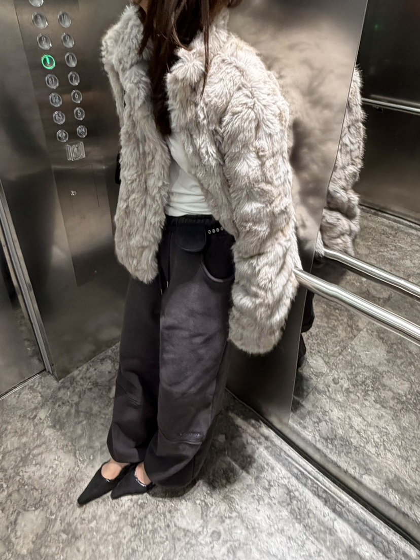 GLITTER東大門代購女士新款休閑推薦真品人氣熱賣短款大衣GLITTER短款大衣