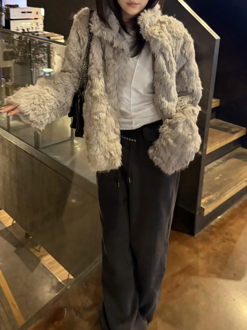 GLITTER東大門代購女士新款休閑推薦真品人氣熱賣短款大衣GLITTER短款大衣