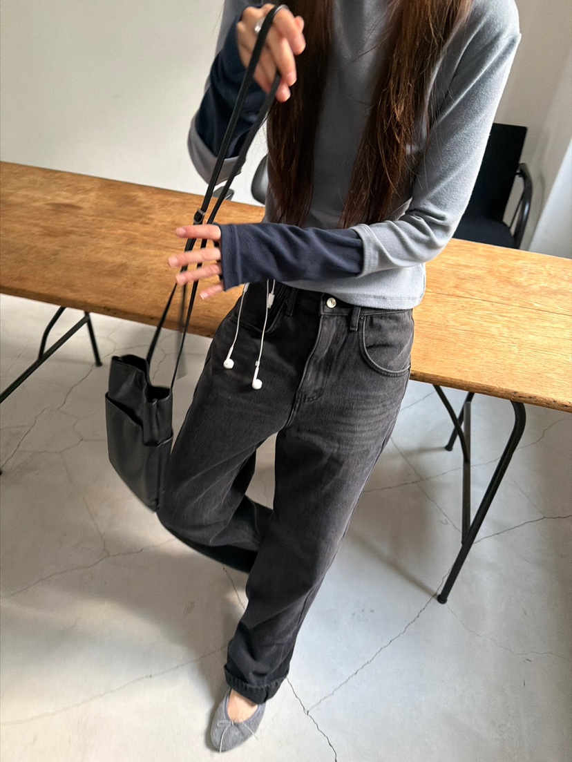 MINIMUZE韓國直郵女士新款推薦休閑人氣時尚真品休閑褲黑色MINIMUZE休閑褲