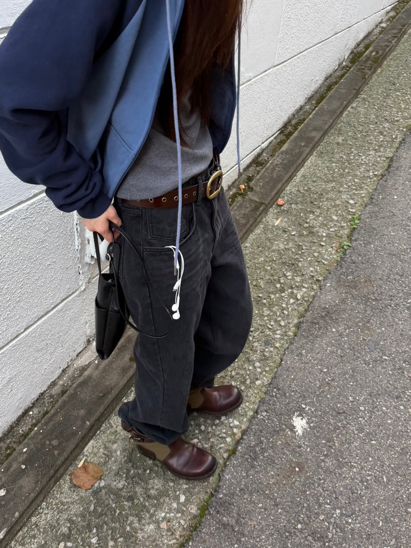 MINIMUZE韓國直郵女士新款推薦休閑人氣時尚真品休閑褲黑色MINIMUZE休閑褲
