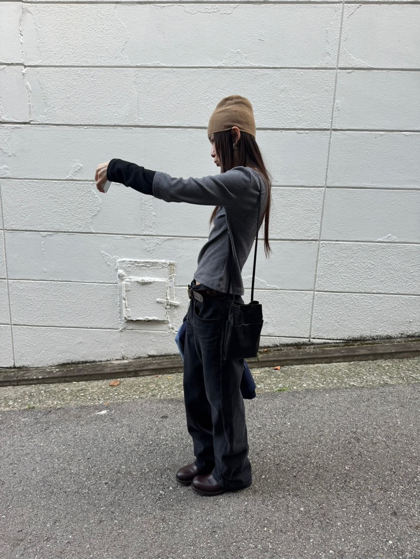 MINIMUZE韓國直郵女士新款推薦休閑人氣時尚真品休閑褲黑色MINIMUZE休閑褲