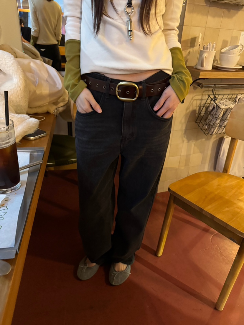 MINIMUZE韓國直郵女士新款推薦休閑人氣時尚真品休閑褲黑色MINIMUZE休閑褲