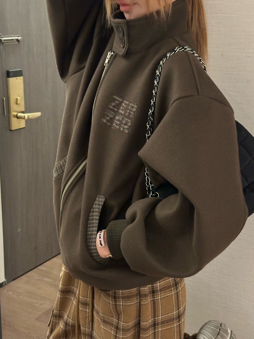 ZEROZERO韓國代購女裝新品人氣真品推薦時尚熱賣休閑夾克ZEROZERO夾克