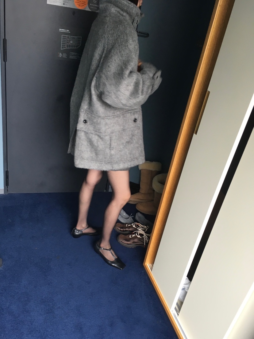 MINIMUZE東大門代購女士新品推薦人氣熱賣中長款大衣羊駝MINIMUZE中長款大衣
