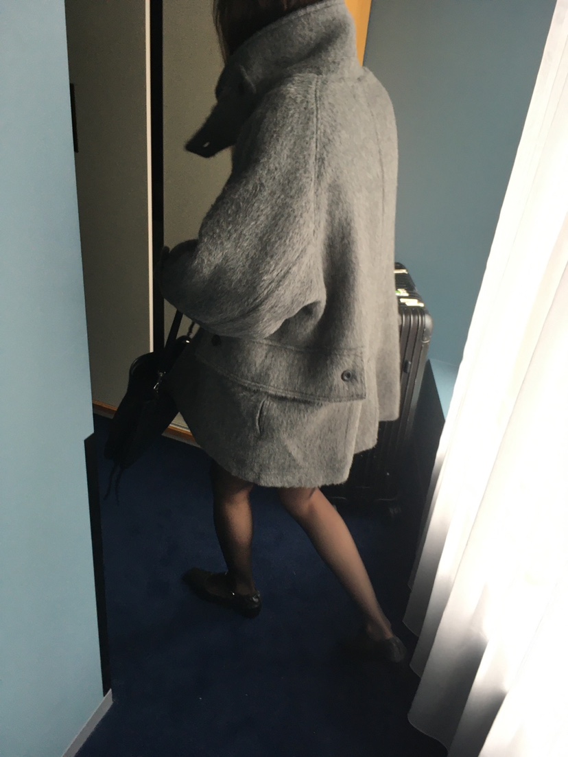 MINIMUZE東大門代購女士新品推薦人氣熱賣中長款大衣羊駝MINIMUZE中長款大衣
