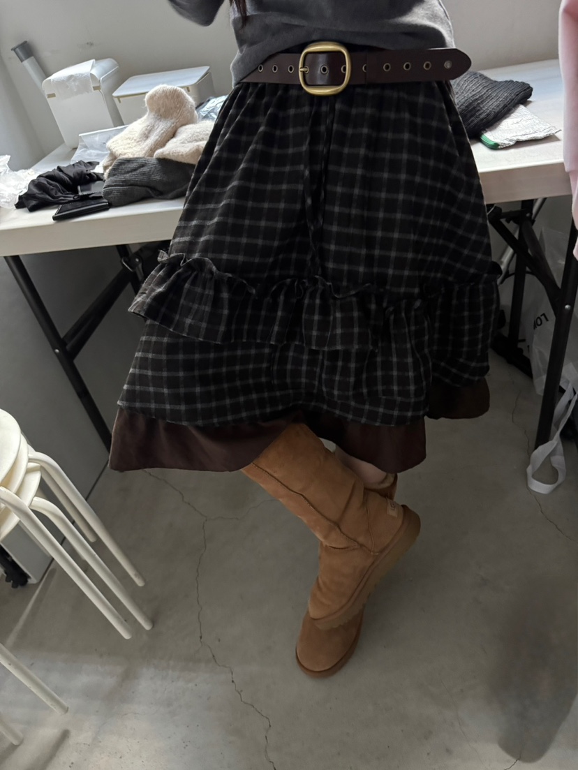 MINIMUZE東大門代購女裝新品時尚推薦人氣半身裙中短裙北歐MINIMUZE半身裙/中短裙