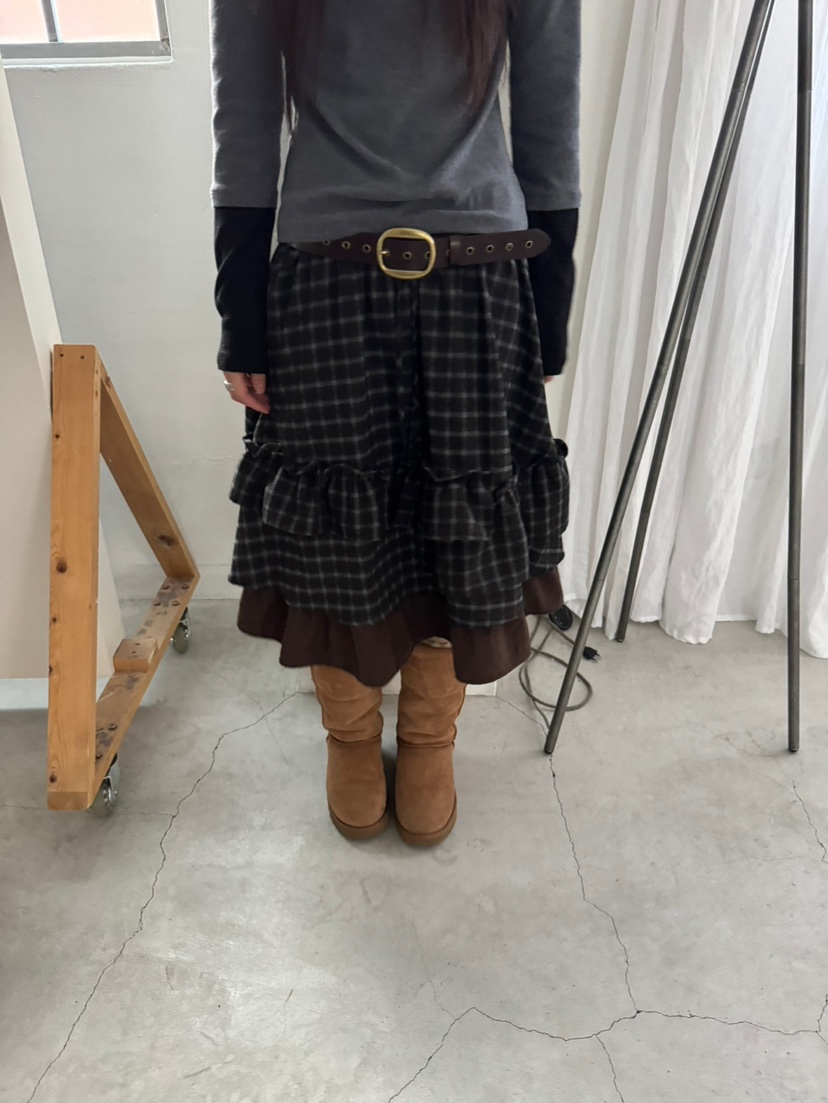 MINIMUZE東大門代購女裝新品時尚推薦人氣半身裙中短裙北歐MINIMUZE半身裙/中短裙