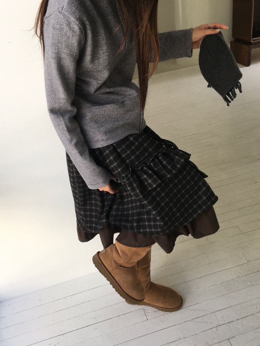 MINIMUZE東大門代購女裝新品時尚推薦人氣半身裙中短裙北歐MINIMUZE半身裙/中短裙