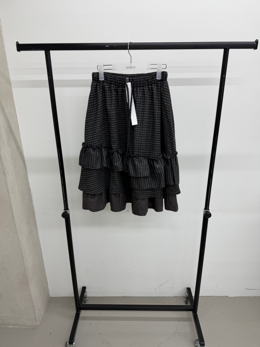 MINIMUZE東大門代購女裝新品時尚推薦人氣半身裙中短裙北歐MINIMUZE半身裙/中短裙圖色1