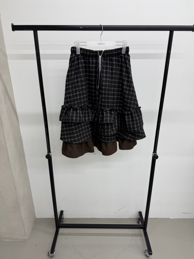 MINIMUZE東大門代購女裝新品時尚推薦人氣半身裙中短裙北歐MINIMUZE半身裙/中短裙圖色2