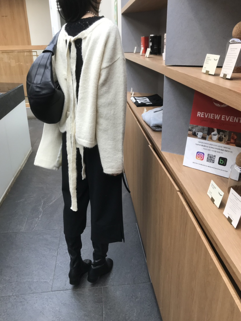 LOFN東大門實拍女裝新款時尚熱賣休閑推薦針織衫兩面穿羊駝LOFN針織衫