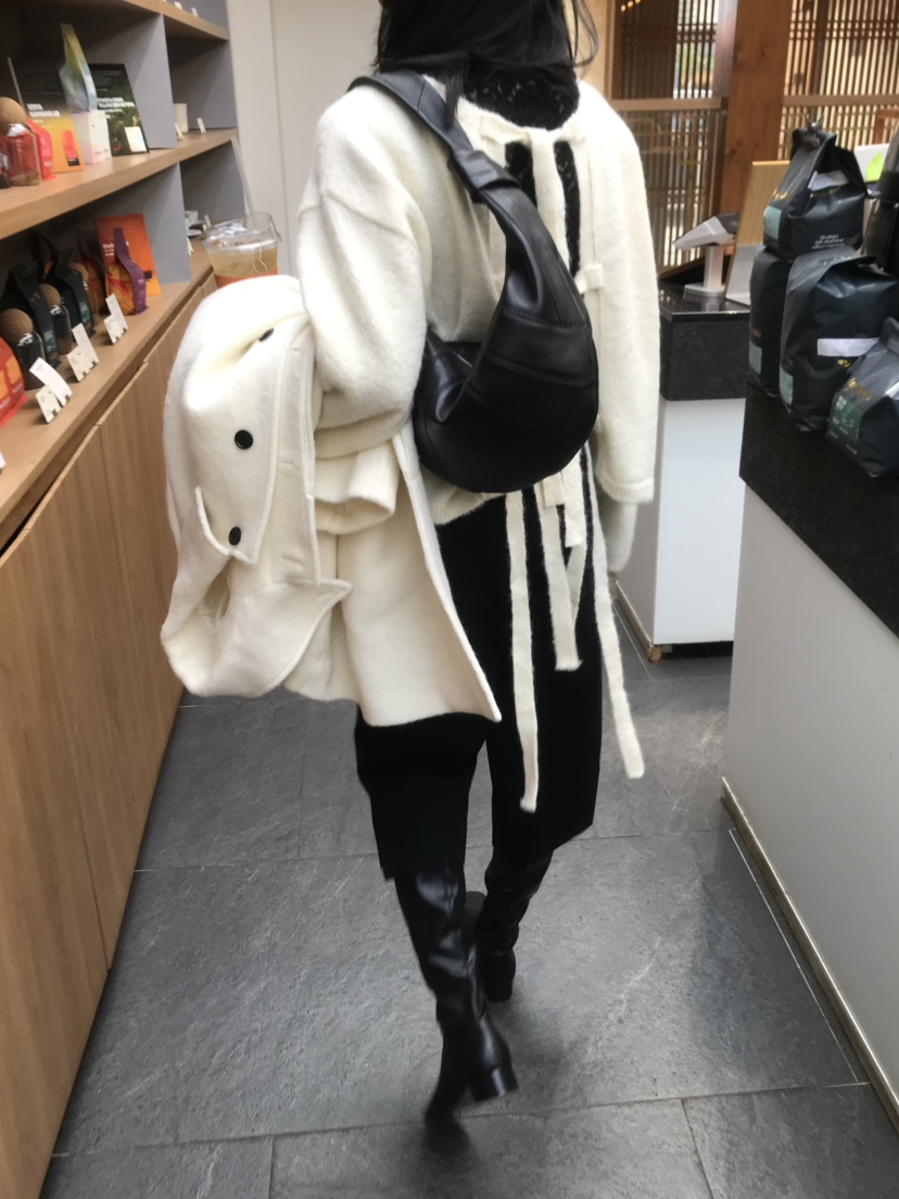 LOFN東大門實拍女裝新款時尚熱賣休閑推薦針織衫兩面穿羊駝LOFN針織衫