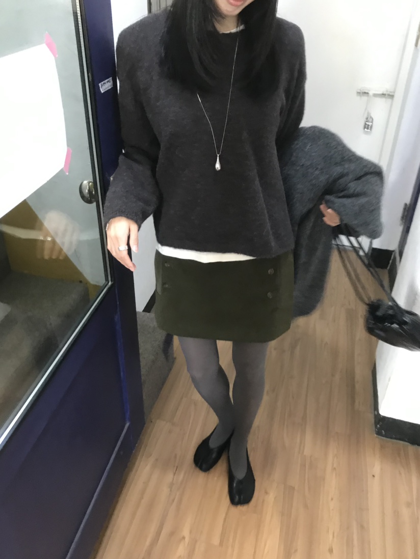 LOFN東大門實拍女裝新款時尚熱賣休閑推薦針織衫兩面穿羊駝LOFN針織衫