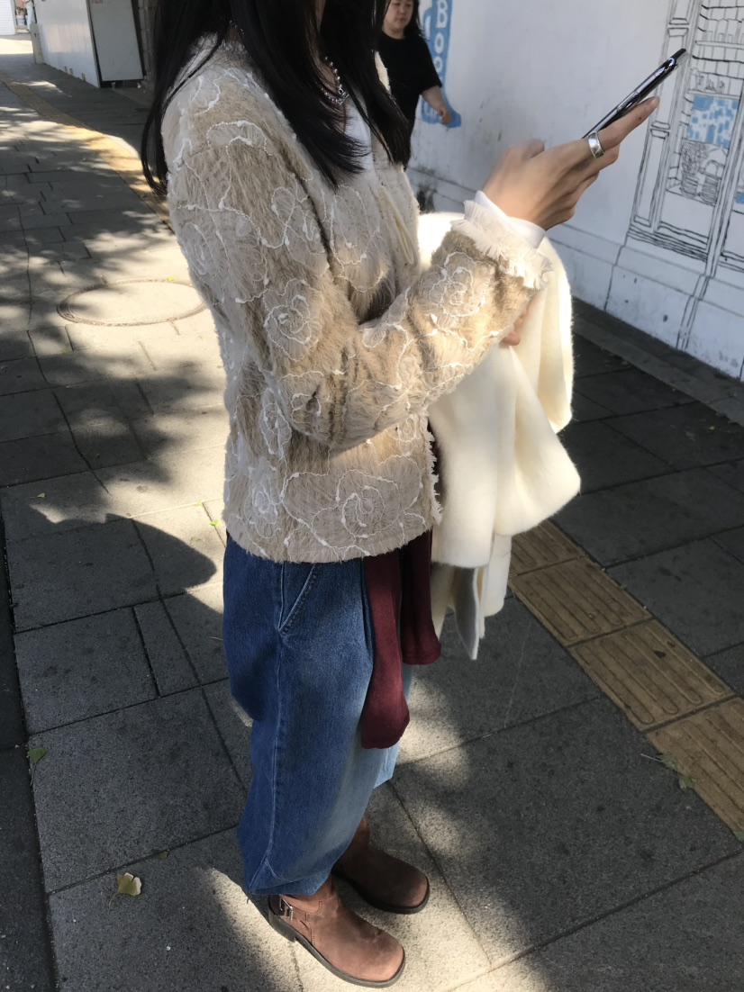 LOFN韓國直郵女士新品真品休閑推薦熱賣時尚人氣開衫LOFN開衫