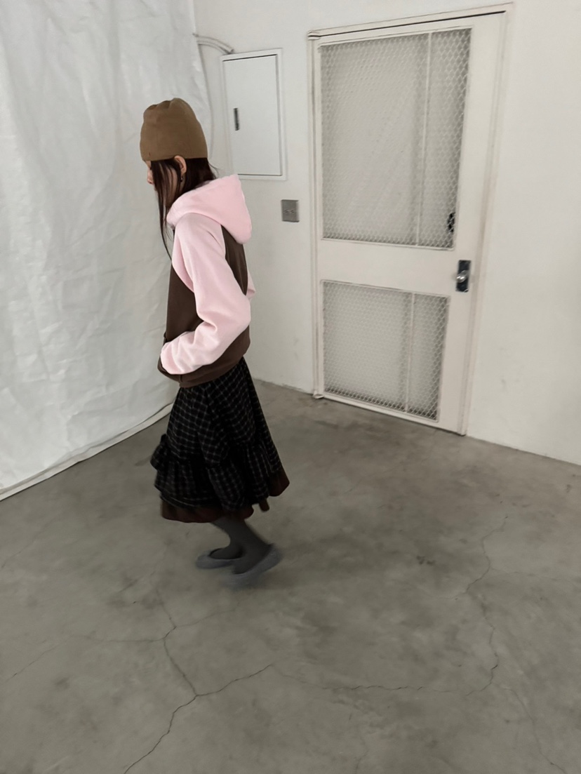 MINIMUZE東大門直郵女士新款時尚人氣衛衣插肩袖連帽衫抓絨MINIMUZE衛衣