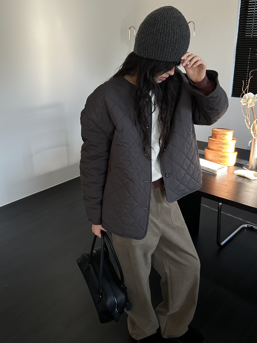 LE VASE東大門直郵女士新品休閑推薦真品人氣夾克柔軟絎縫LE VASE夾克