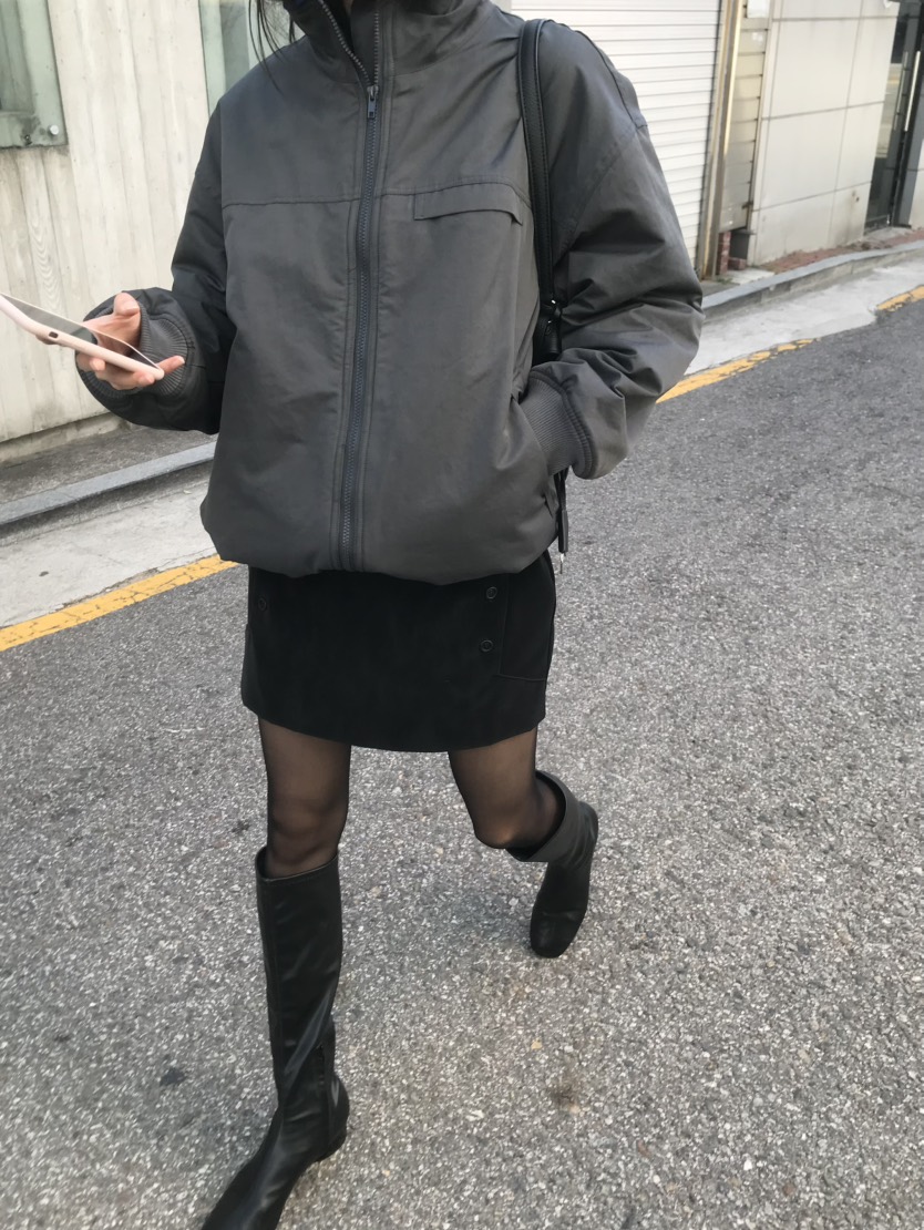 LOFN東大門代購女裝新品真品休閑時尚熱賣推薦人氣短裙絨LOFN短裙
