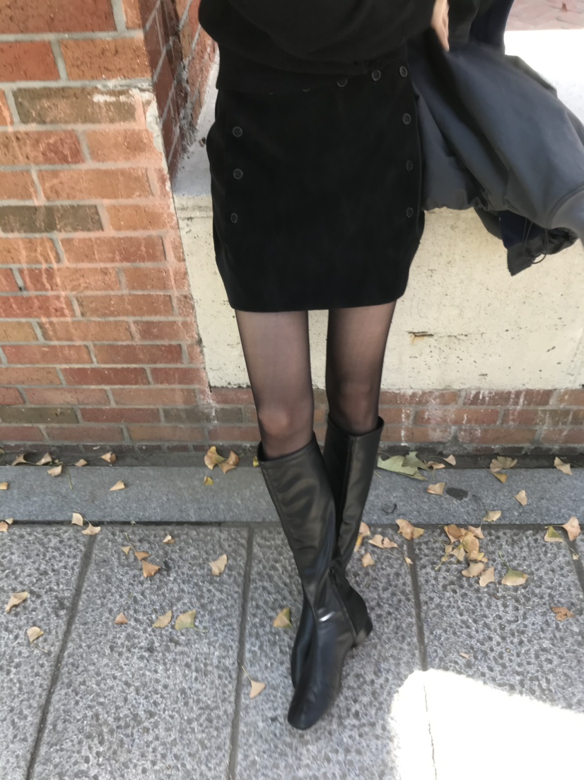 LOFN東大門代購女裝新品真品休閑時尚熱賣推薦人氣短裙絨LOFN短裙