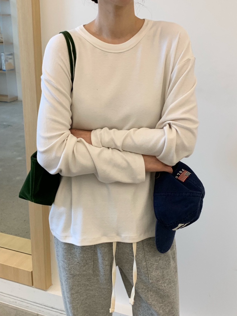 COBALT BLUE韓國直郵女士新品時尚休閑推薦熱賣人氣長袖T恤COBALT BLUE長袖T恤
