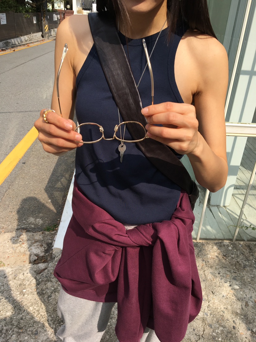 BAKING POWDER東大門代購女士新品時尚吊帶背心露背無袖BAKING POWDER吊帶/背心