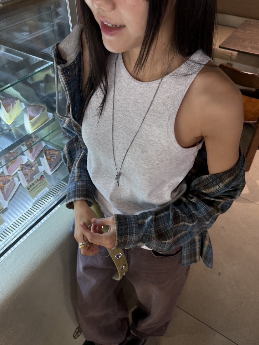 BAKING POWDER東大門代購女士新品時尚吊帶背心露背無袖BAKING POWDER吊帶/背心