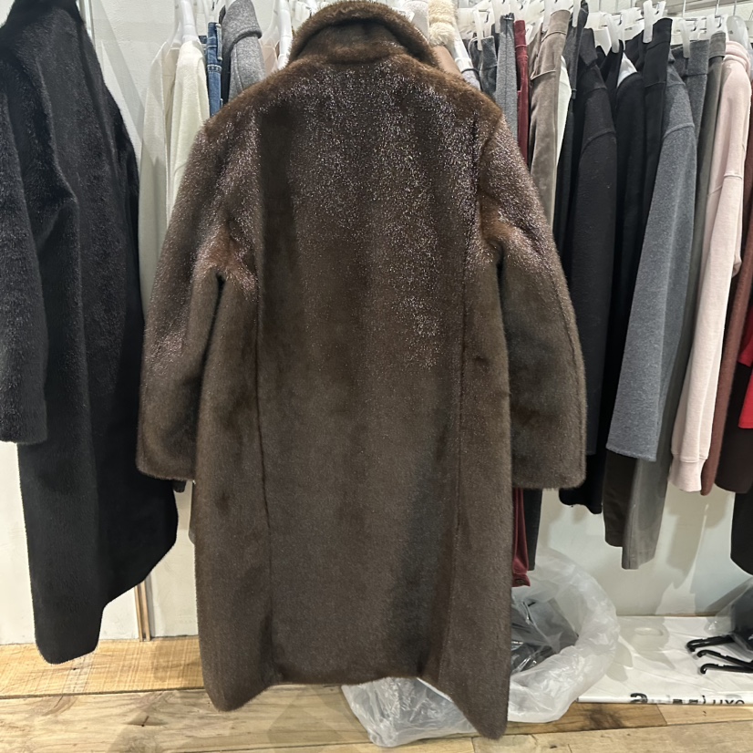 CREAM VILLA韓國代購女士新品熱賣中長款大衣CREAM VILLA中長款大衣