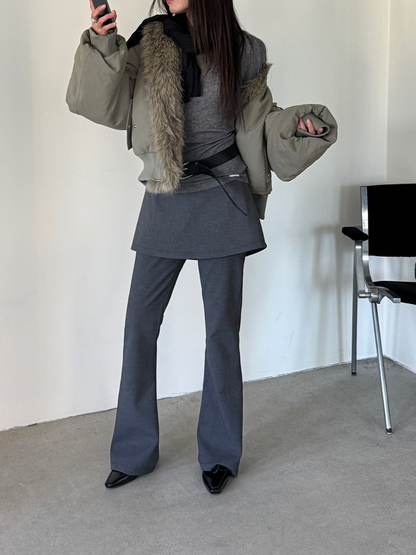 BRELLIN東大門實拍女士新品休閑熱賣推薦真品人氣休閑褲加絨BRELLIN休閑褲圖色1