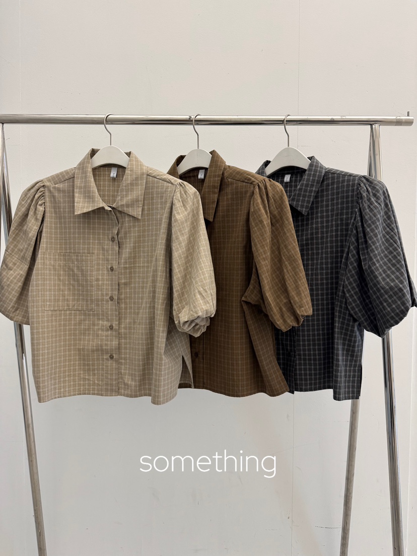 SOMETHING-L/FANCY東大門代購女裝新品熱賣休閑襯衫蕾絲衫SOMETHING-L/FANCY襯衫/蕾絲衫
