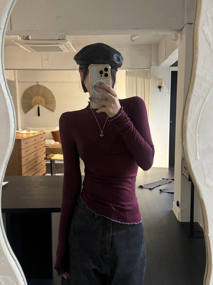 BRELLIN韓國代購女裝新款人氣熱賣推薦時尚真品休閑長袖T恤BRELLIN長袖T恤圖色2