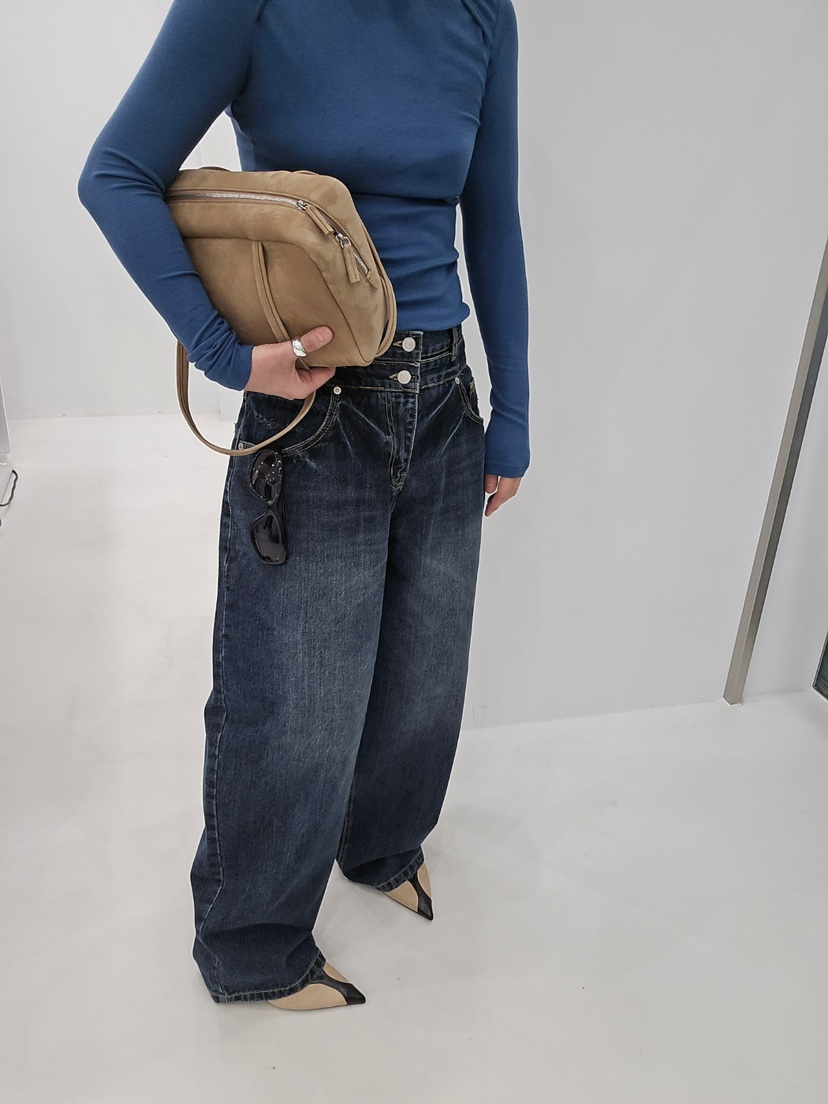 J SHOP東大門直郵女士新品人氣真品推薦時尚牛仔褲腰帶雙腰J_SHOP牛仔褲