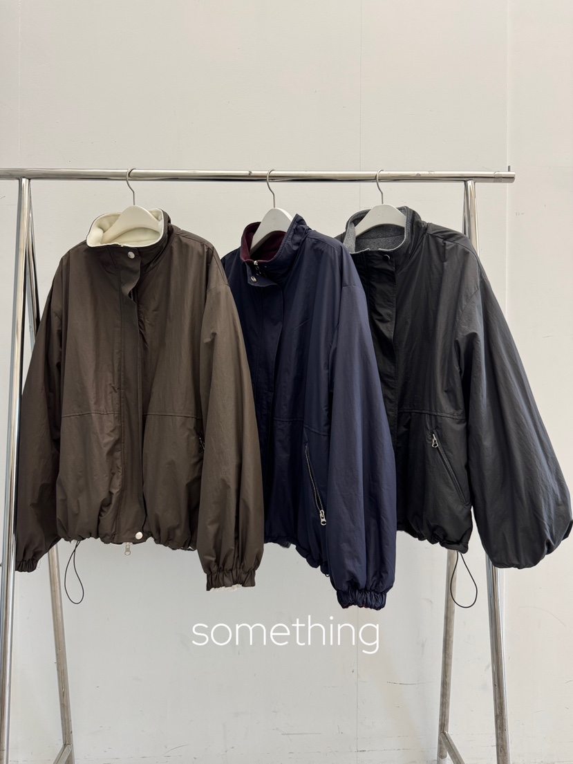 SOMETHING-L/FANCY韓國直郵女士新款時尚夾克兩面穿雙面SOMETHING-L/FANCY夾克