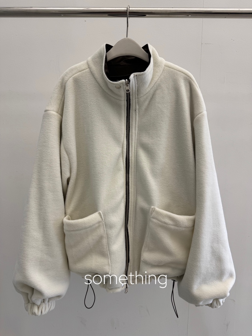 SOMETHING-L/FANCY韓國直郵女士新款時尚夾克兩面穿雙面SOMETHING-L/FANCY夾克