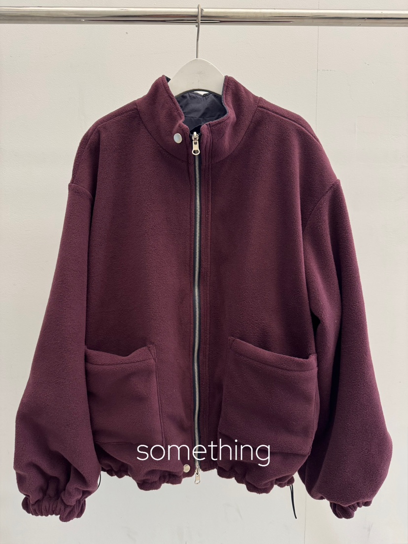 SOMETHING-L/FANCY韓國直郵女士新款時尚夾克兩面穿雙面SOMETHING-L/FANCY夾克
