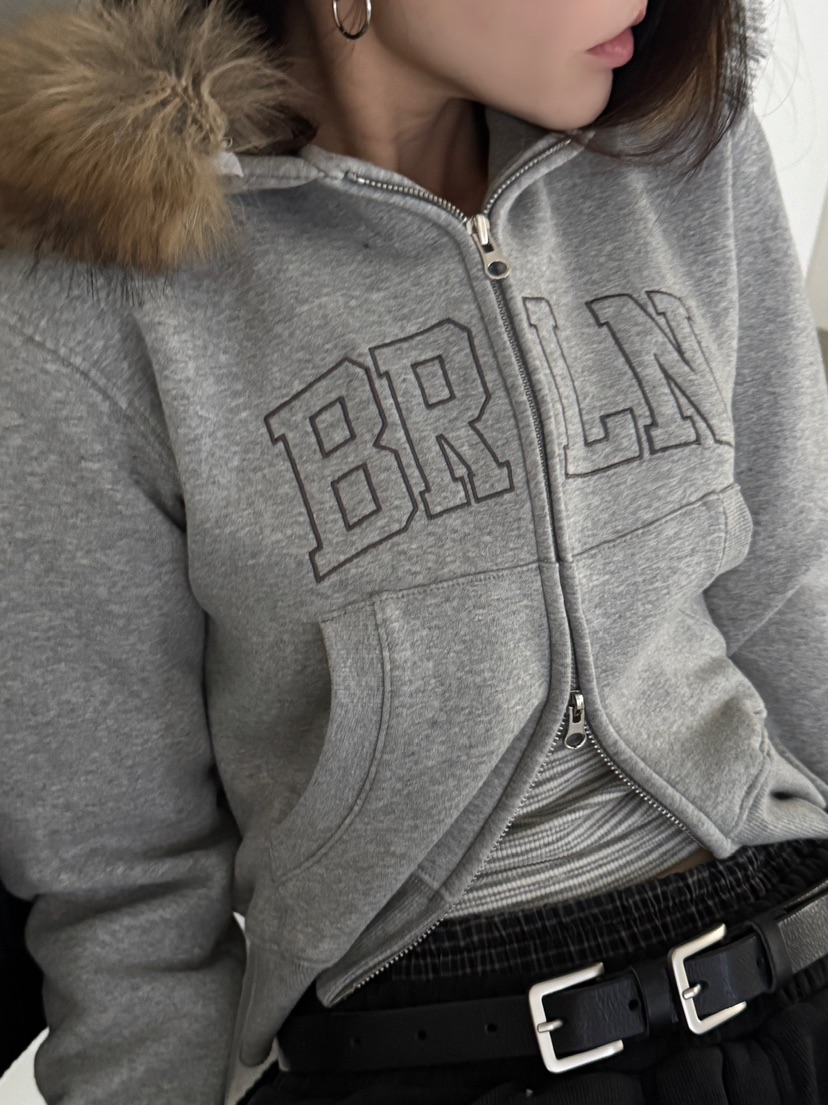 BRELLIN韓國代購女士新品人氣推薦休閑熱賣真品衛衣浣熊兜帽BRELLIN衛衣