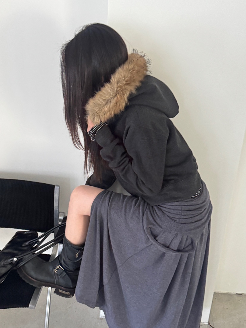 BRELLIN韓國代購女士新品人氣推薦休閑熱賣真品衛衣浣熊兜帽BRELLIN衛衣