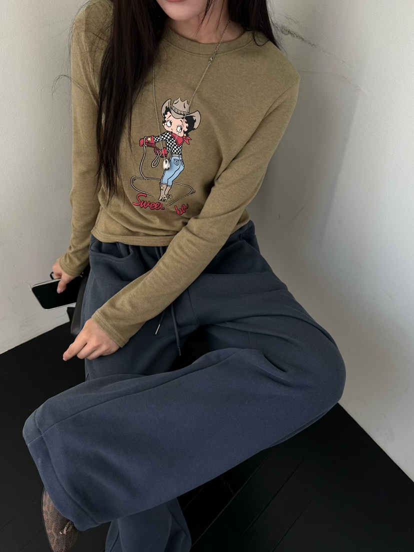 SPECIAL韓國代購女士新款休閑推薦時尚休閑褲泰迪熊加絨運動SPECIAL休閑褲