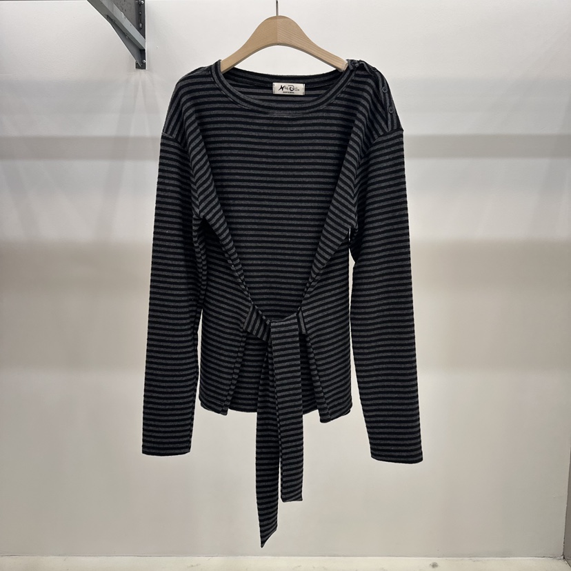 NEEEEDS東大門實拍女裝新款休閑人氣真品熱賣長袖T恤條紋NEEEEDS長袖T恤圖色2