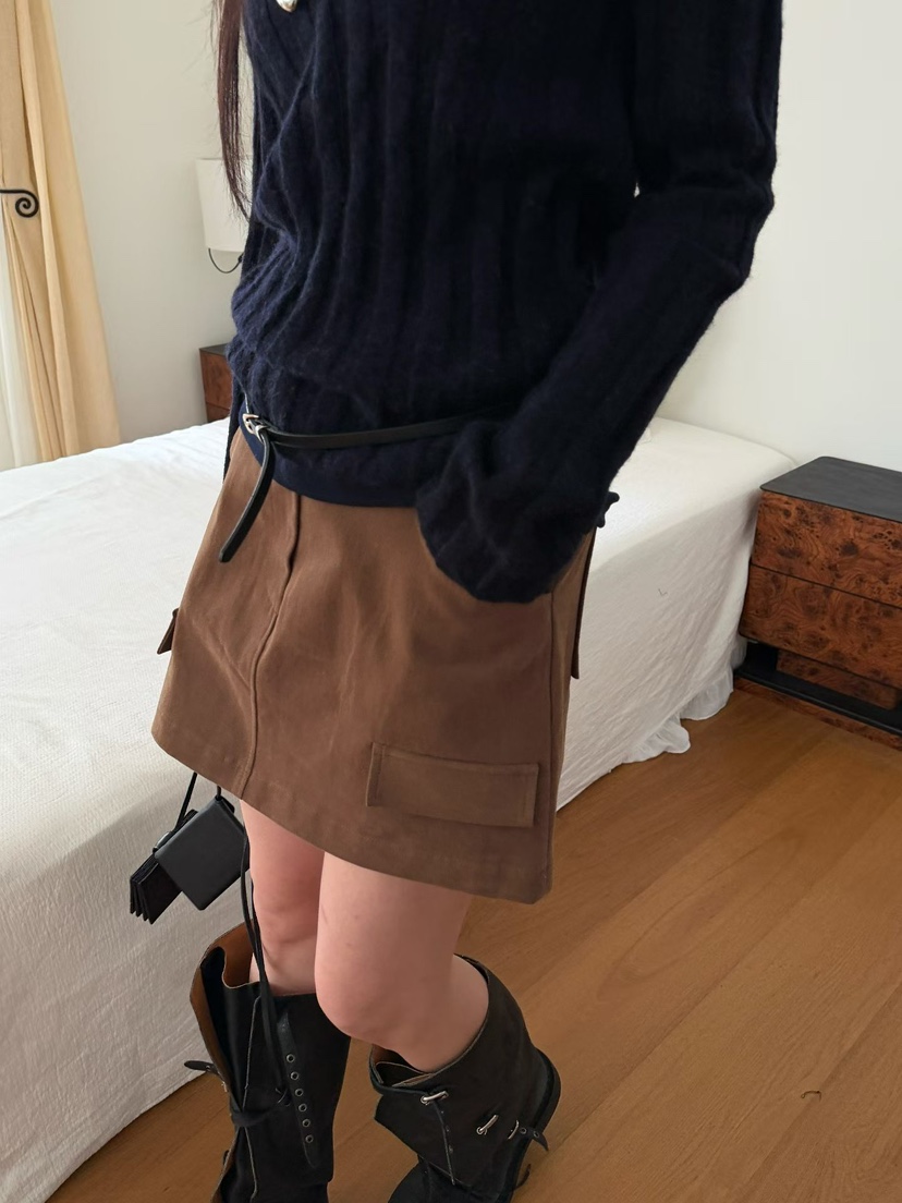 SPECIAL東大門直郵女士新品時尚熱賣真品休閑推薦短裙口袋SPECIAL短裙