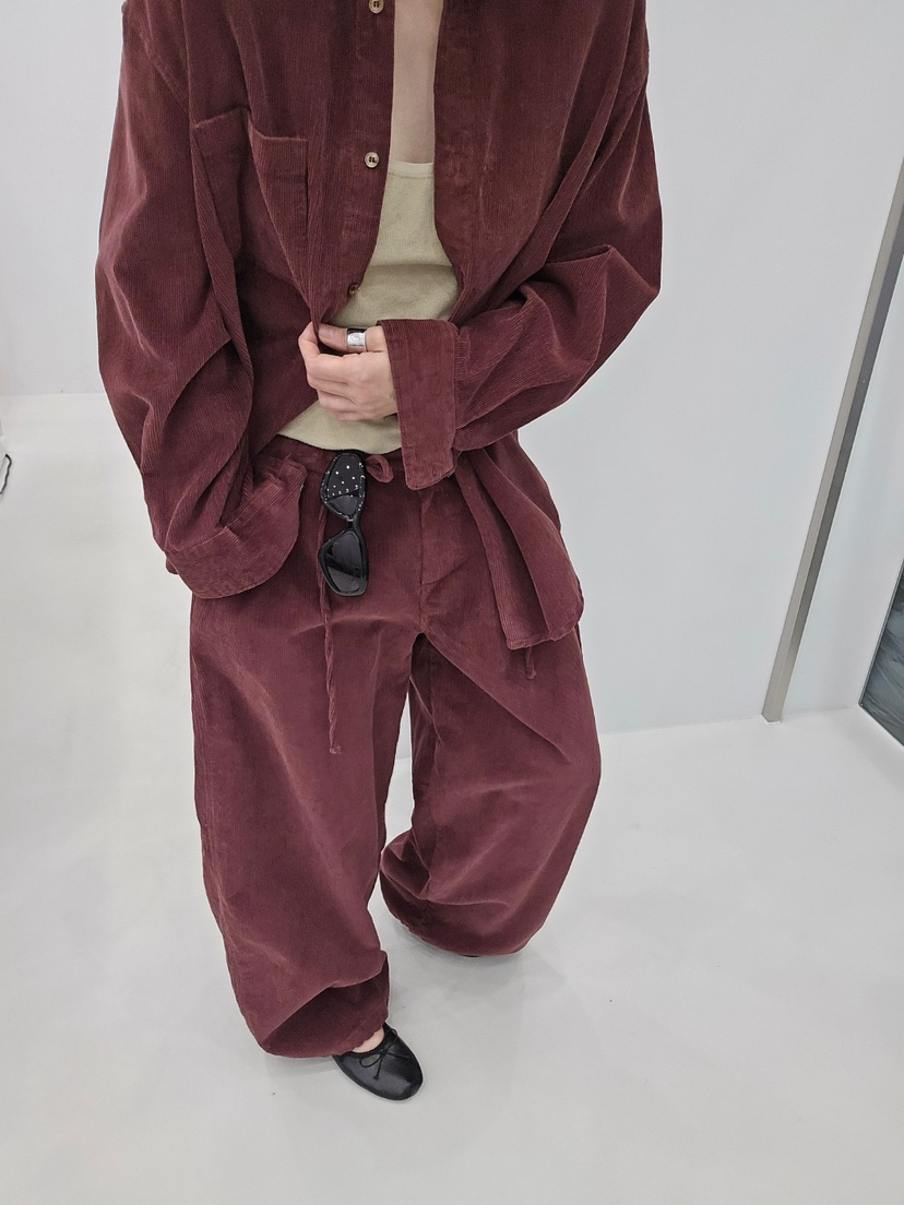J SHOP東大門直郵女裝新款休閑真品人氣時尚休閑褲燈芯絨J_SHOP休閑褲