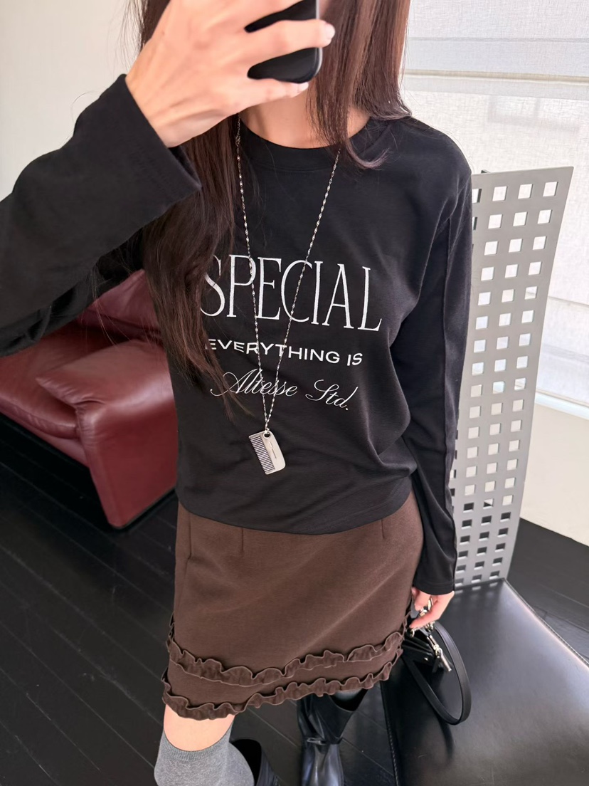 SPECIAL東大門代購女裝新品人氣熱賣推薦時尚真品長袖T恤SPECIAL長袖T恤