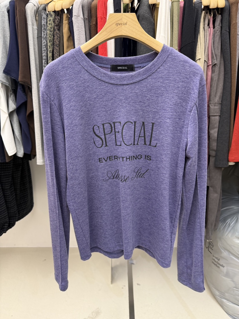 SPECIAL東大門代購女裝新品人氣熱賣推薦時尚真品長袖T恤SPECIAL長袖T恤圖色5