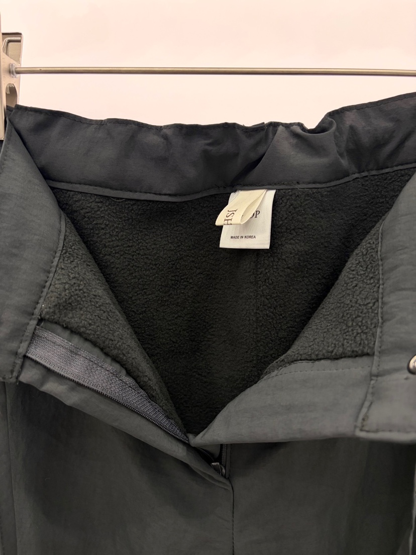 J SHOP東大門代購女士新品人氣休閑真品休閑褲加絨帆布抓絨J_SHOP休閑褲